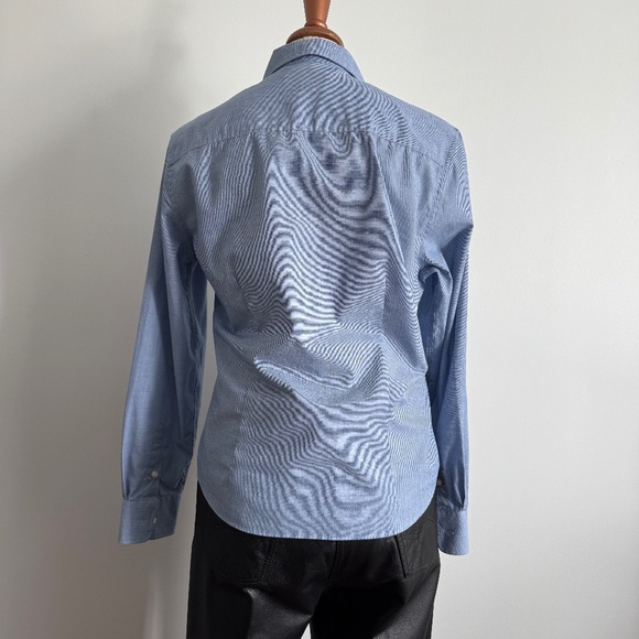 Van Heusen - Blue Long Sleeves Button Down Shirt - Picture 3 of 6